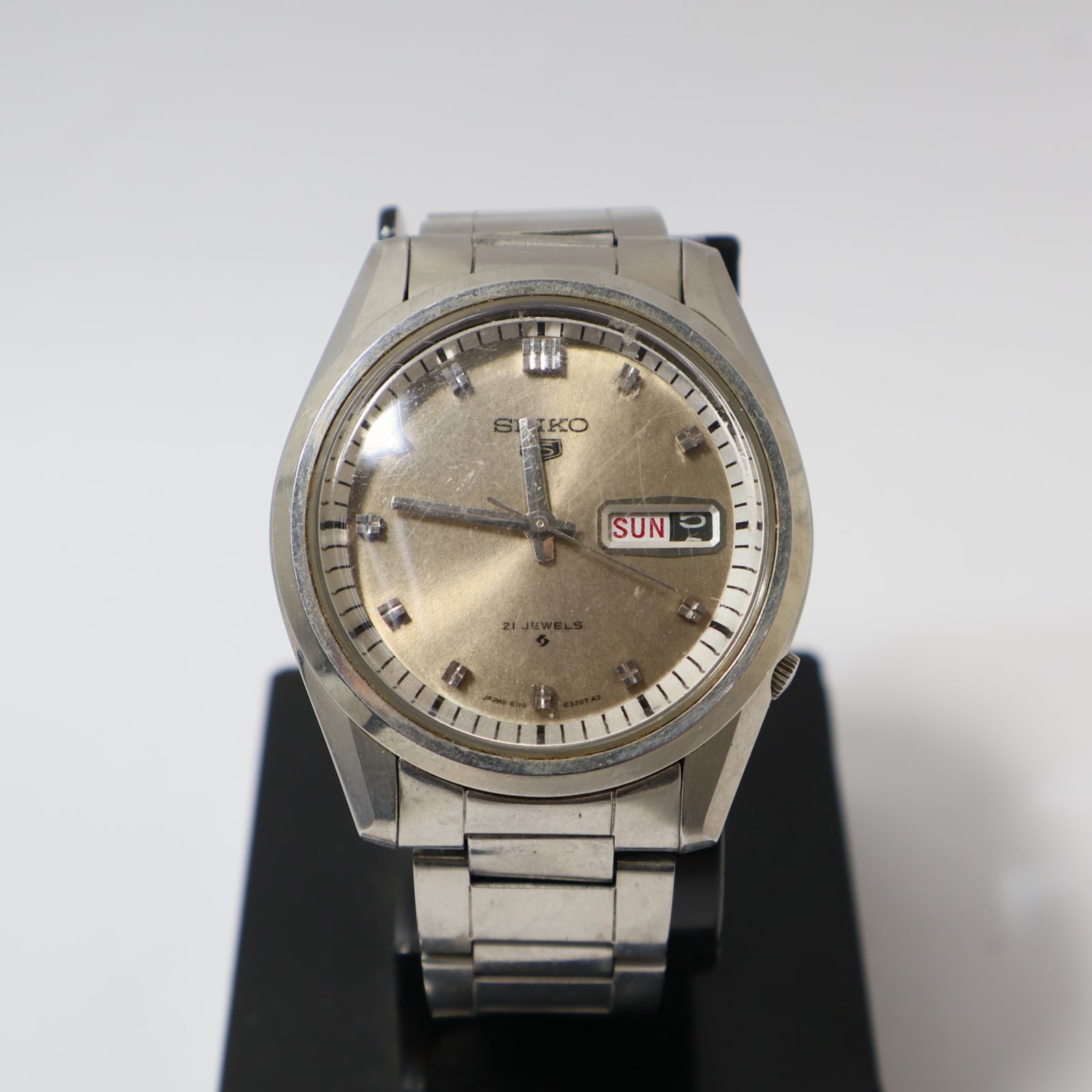 SEIKO5 セイコーファイブ 6119-8021 3針 デイデイト 腕時計 - メルカリ