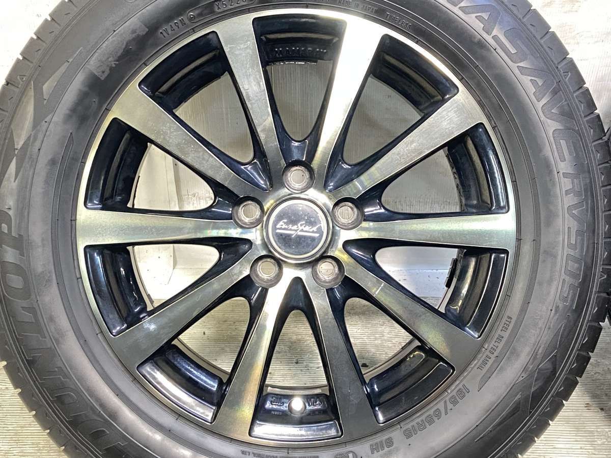 195/65R15 ダンロップ エナセーブRV505 ユーロスピード 15x6.0 45 100 