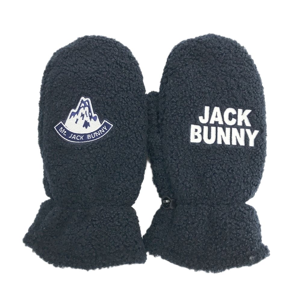 JACK BUNNY ジャックバニー ボア ミトングローブ ネイビー系 FREE [240101448883] ゴルフウェア ストスト