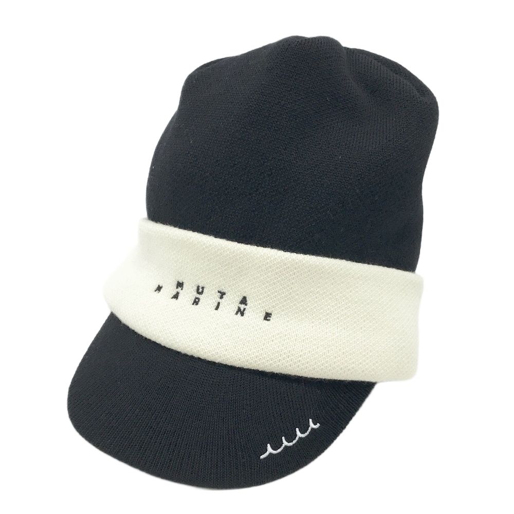 ムータマリン　ニット帽 muta MARINE × ACANTHUS MA ロゴ ニットキャップ | ACANTHUS ONLINE STORE