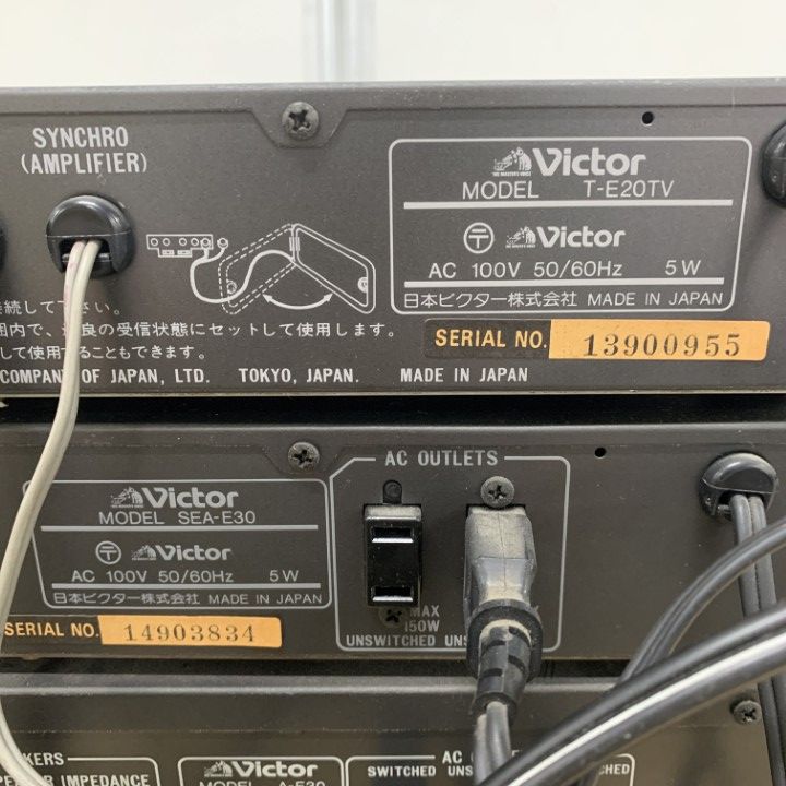 □01)【1点限り!】【ジャンク】Victor ビクター システムコンポセット