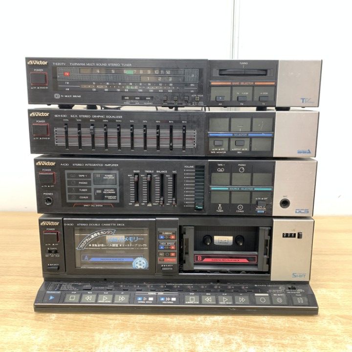 □01)【1点限り!】【ジャンク】Victor ビクター システムコンポセット