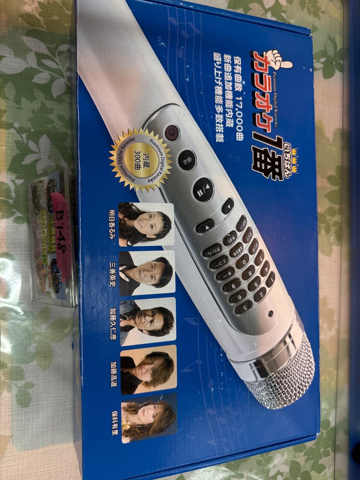 夢グループ 家庭用 カラオケ1番 カラオケマイク 本体内蔵300曲 YK-3005