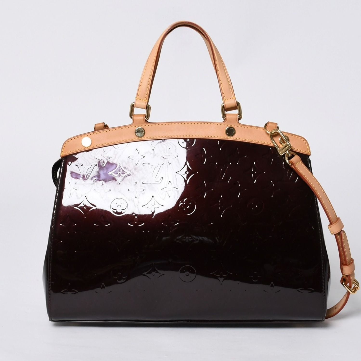 極美品 LOUIS VUITTON ルイヴィトン モノグラムヴェルニ ブレアMM 