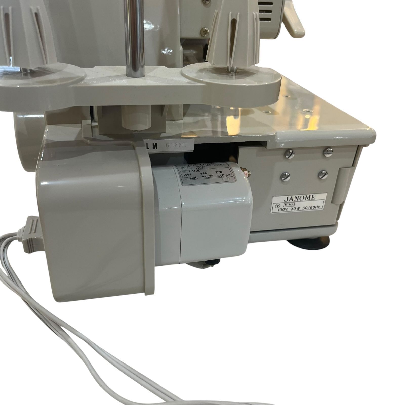 中古○JANOME/ジャノメ○ ロックミシン 2本糸 MODEL 782 TYPE 11333