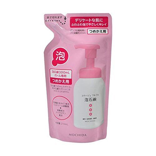 【まとめ買い】コラージュフルフル 泡石鹸 ピンク つめかえ用 210mL×5 個