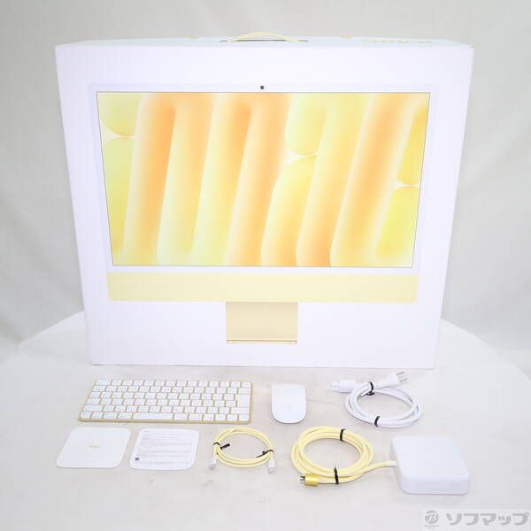 あ*︎様 iMac M4 16G 256GB 24インチ　イエロー 中古】iMac 24インチ M4/16GB/256GB イエロー Aランク - メルカリ