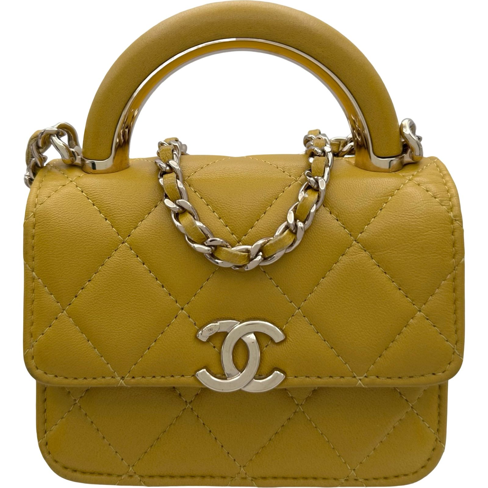 シャネル CHANEL トップハンドル ミニ チェーンショルダー AP2845 
