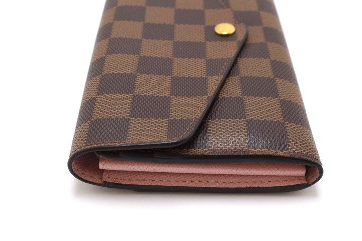 ルイヴィトン ポルトフォイユ・サラ ダミエローズバレリーヌN60114【美品】 LOUIS VUITTON ルイ・ヴィトン バッグ ポルトフォイユ・サラ ダミエ