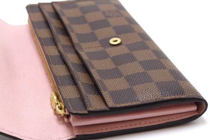ルイヴィトン ポルトフォイユ・サラ ダミエローズバレリーヌN60114【美品】 楽天市場】【人気☆中古品】 LOUIS VUITTON ポルトフォイユ・サラ