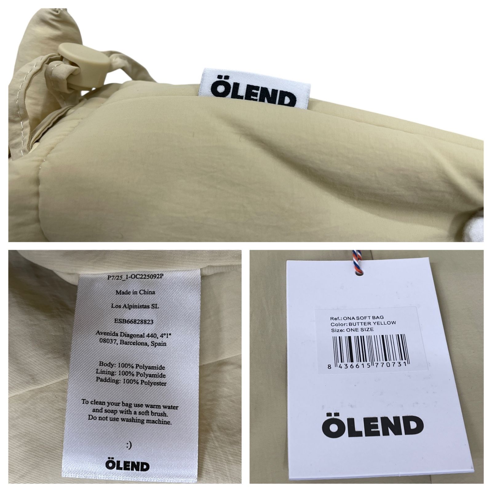 OLEND (オレンド) ONA SOFT BAG オナソフトバッグ ショルダー 323716