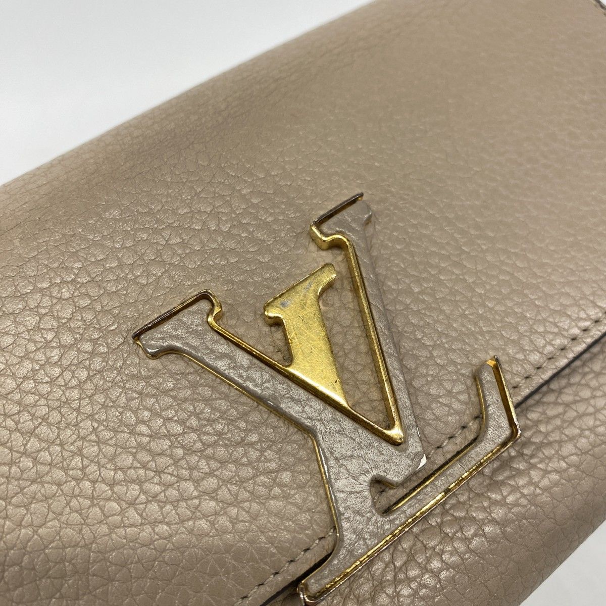 【6dc2742-k】ルイヴィトン 長財布 トリヨン ポルトフォイユカプシーヌ M61249 ガレ【中古】レディース LOUIS VUITTON - 【6dc2742-k】ルイヴィトン 長財布 トリヨン