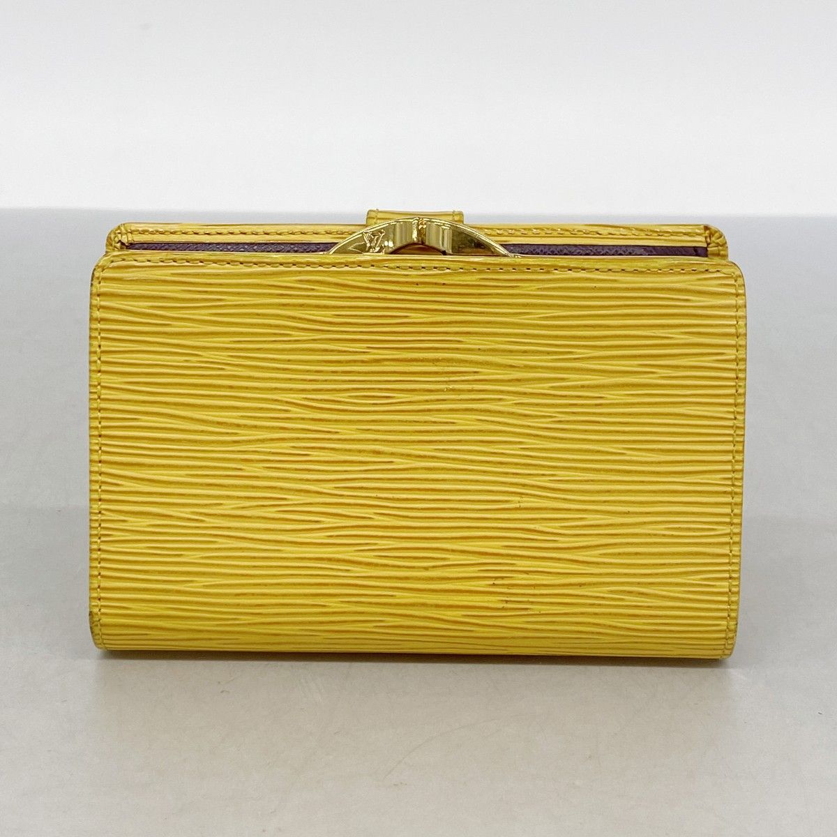 LOUIS VUITTON◇ポルトモネビエヴィエノワ_エピ_タッシリイエロー