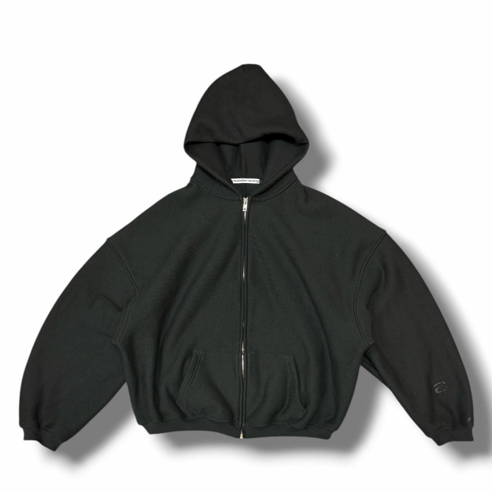 Alexander Wang STAR ZIP UP HOODIE IN DENSE FLEECE ジップアップ 