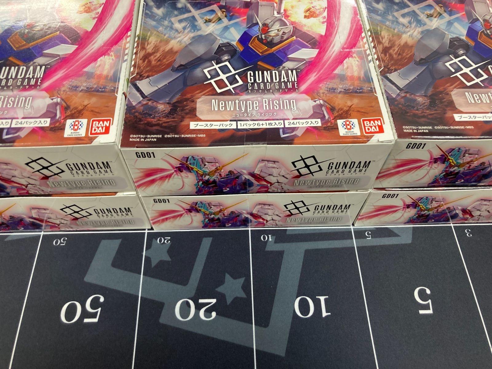 newtype rising 6BOX 新品未開封 Newtype Rising 未開封 6BOXセット GD01 ガンダムカードゲーム 送料