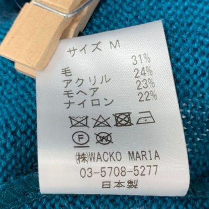 ワコマリア WACKO MARIA GUILTY PARTIES モヘア ウール カーディガン