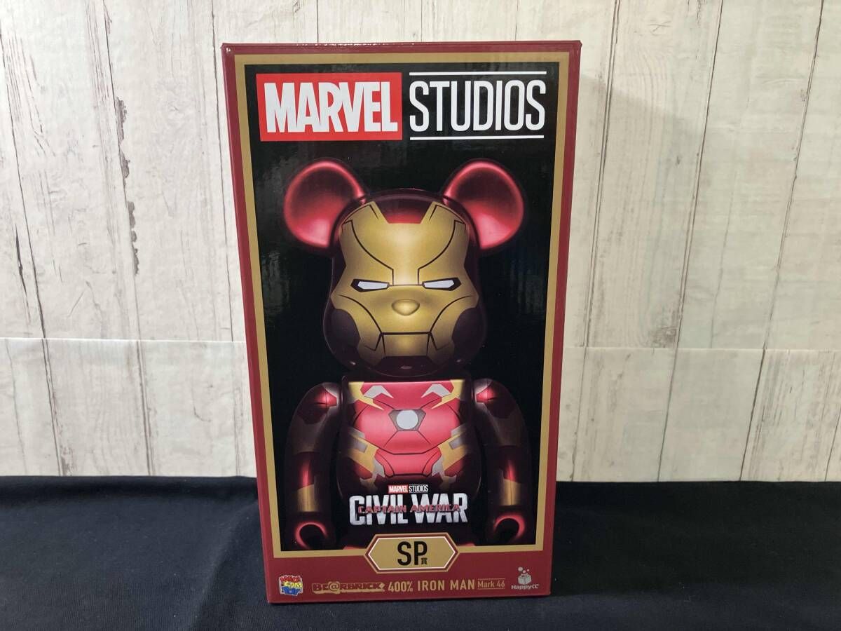 フィギュア】SP賞 IRON MAN Mark 46 400% BE@RBRICK MARVEL STUDIOS 