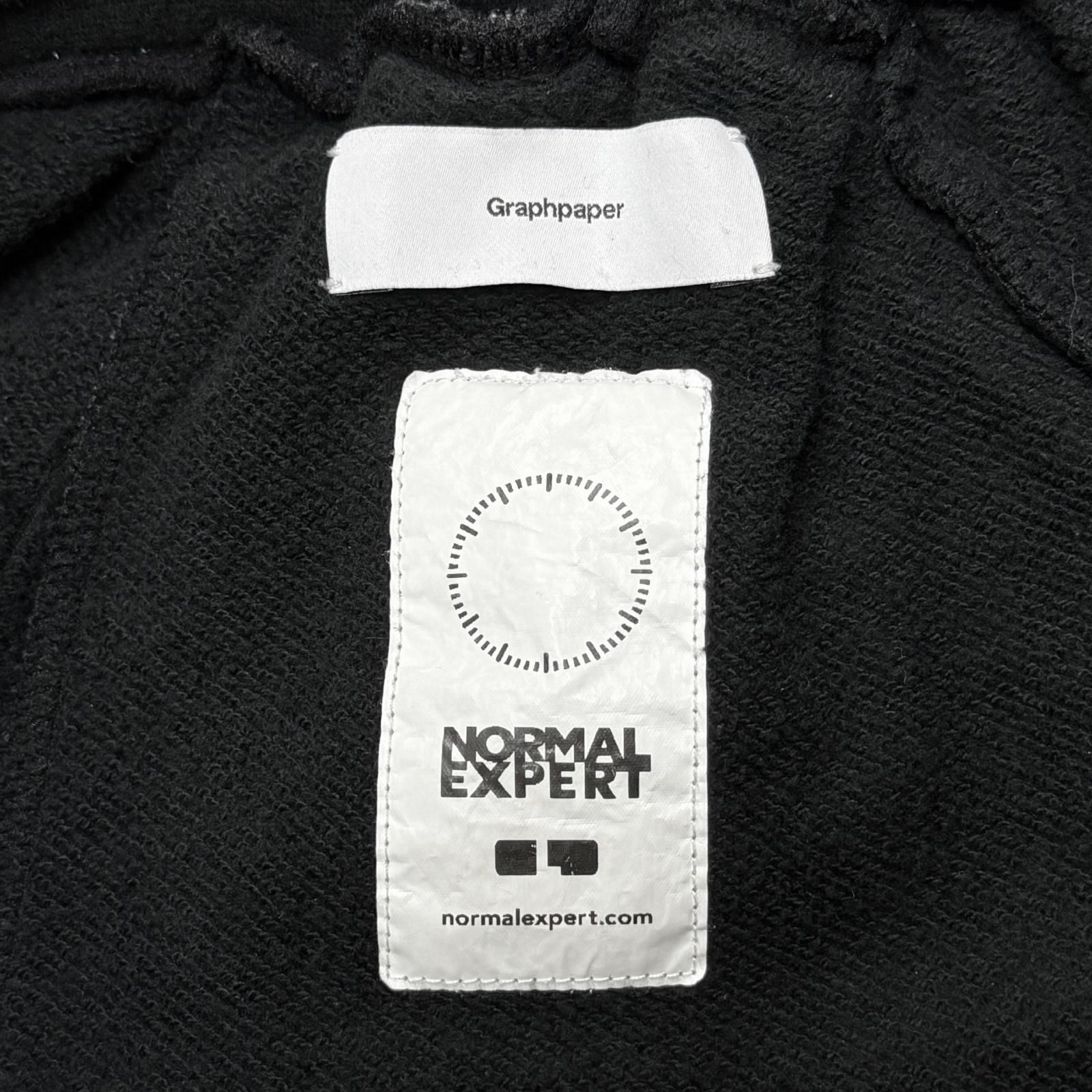 参考上代37400円 Graphpaper  × NORMAL EXPERT 1/2 COTTON PANTS type 2 スウェットパンツ イージーパンツ グラフペーパー  × ノーマルエキスパート ブラック L （14197M） 参考上代37400円 Graphpaper × NORMAL EXPERT 1/2 COTTON PANTS type 2