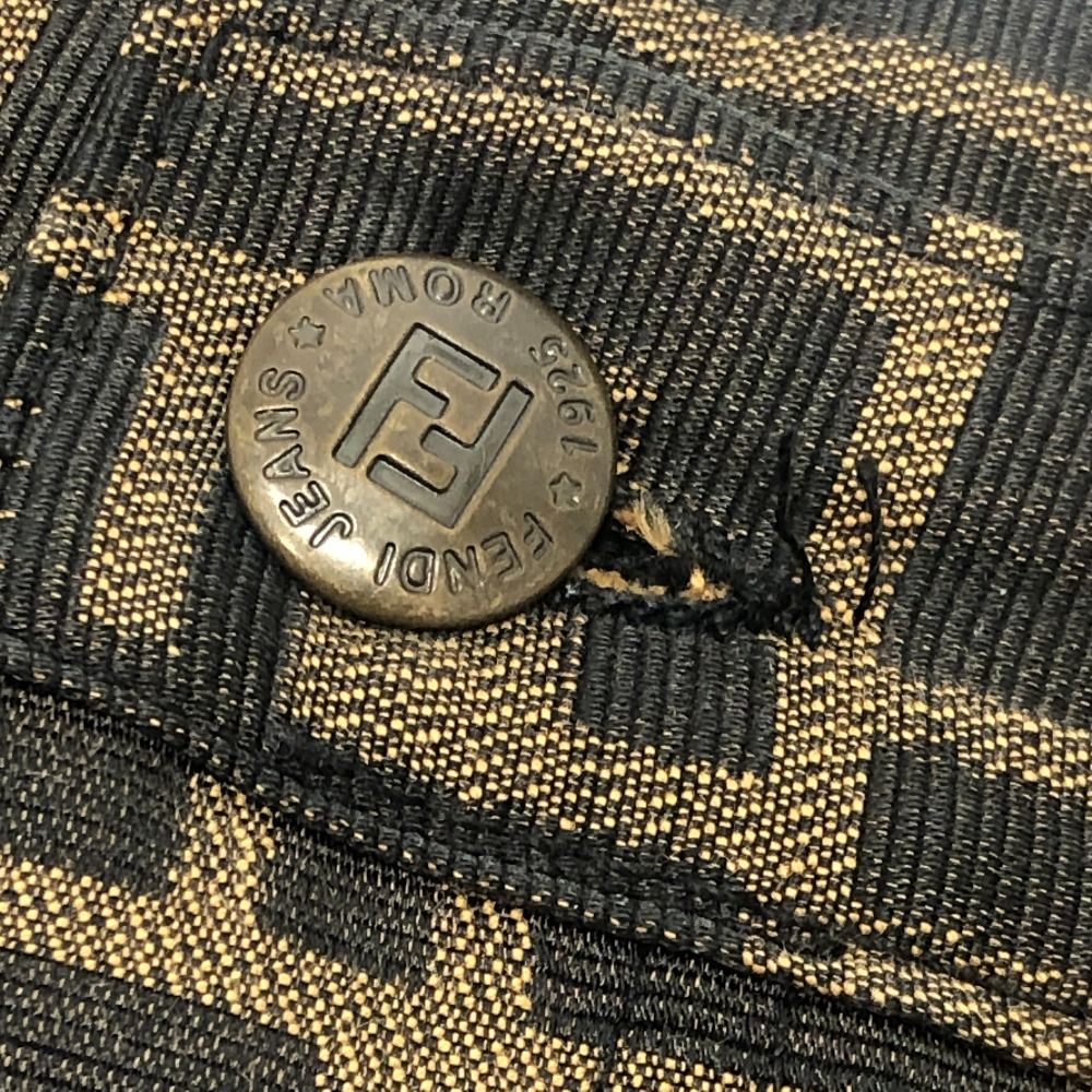 FENDI フェンディ パンツ ズッカ柄 コットン ブラウン - メルカリ