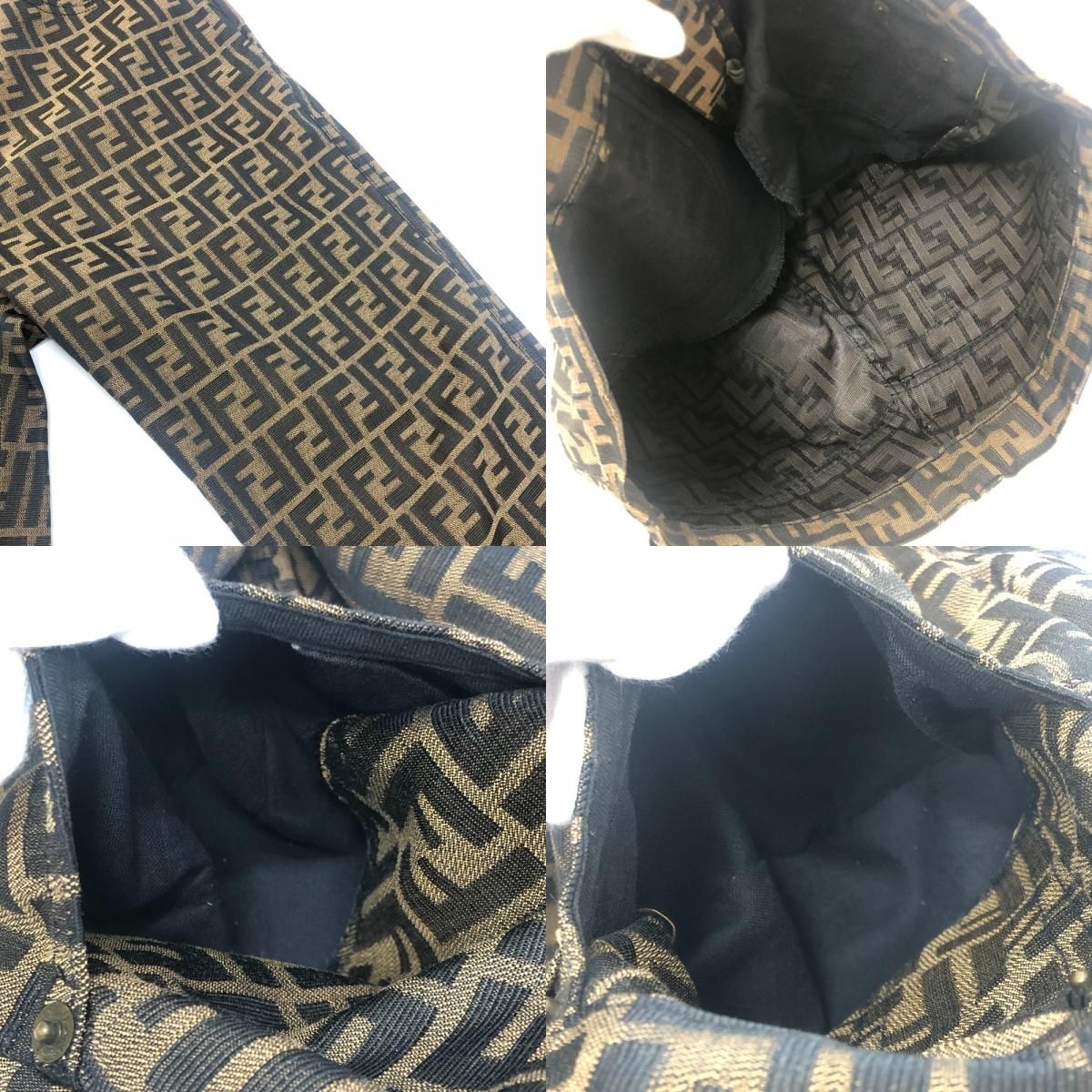 FENDI フェンディ パンツ ズッカ柄 コットン ブラウン - メルカリ