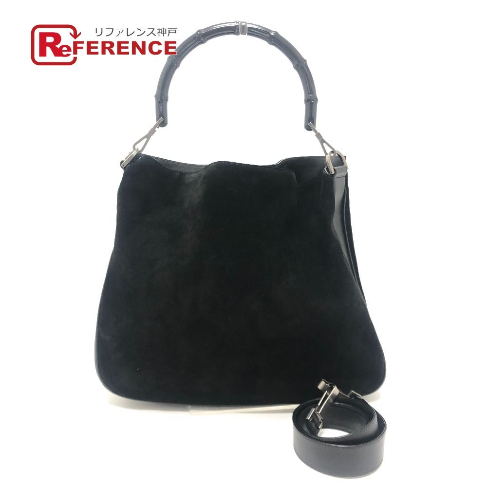 GUCCI グッチ ショルダーバッグ バンブー 2404 レザー/スエード 