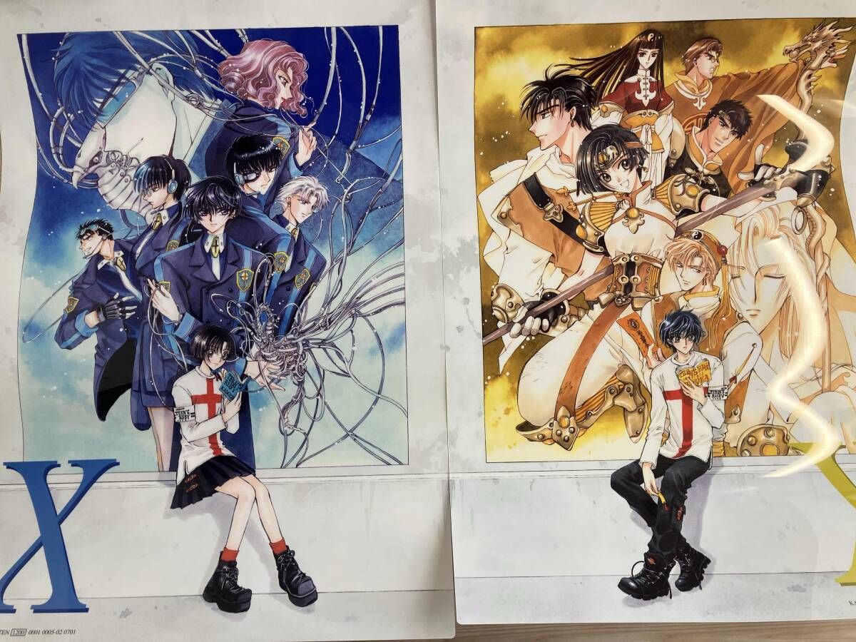 CLAMP【 X 】クリアポスター X -エックス- クリアポスター 2枚組 CLAMP - メルカリ