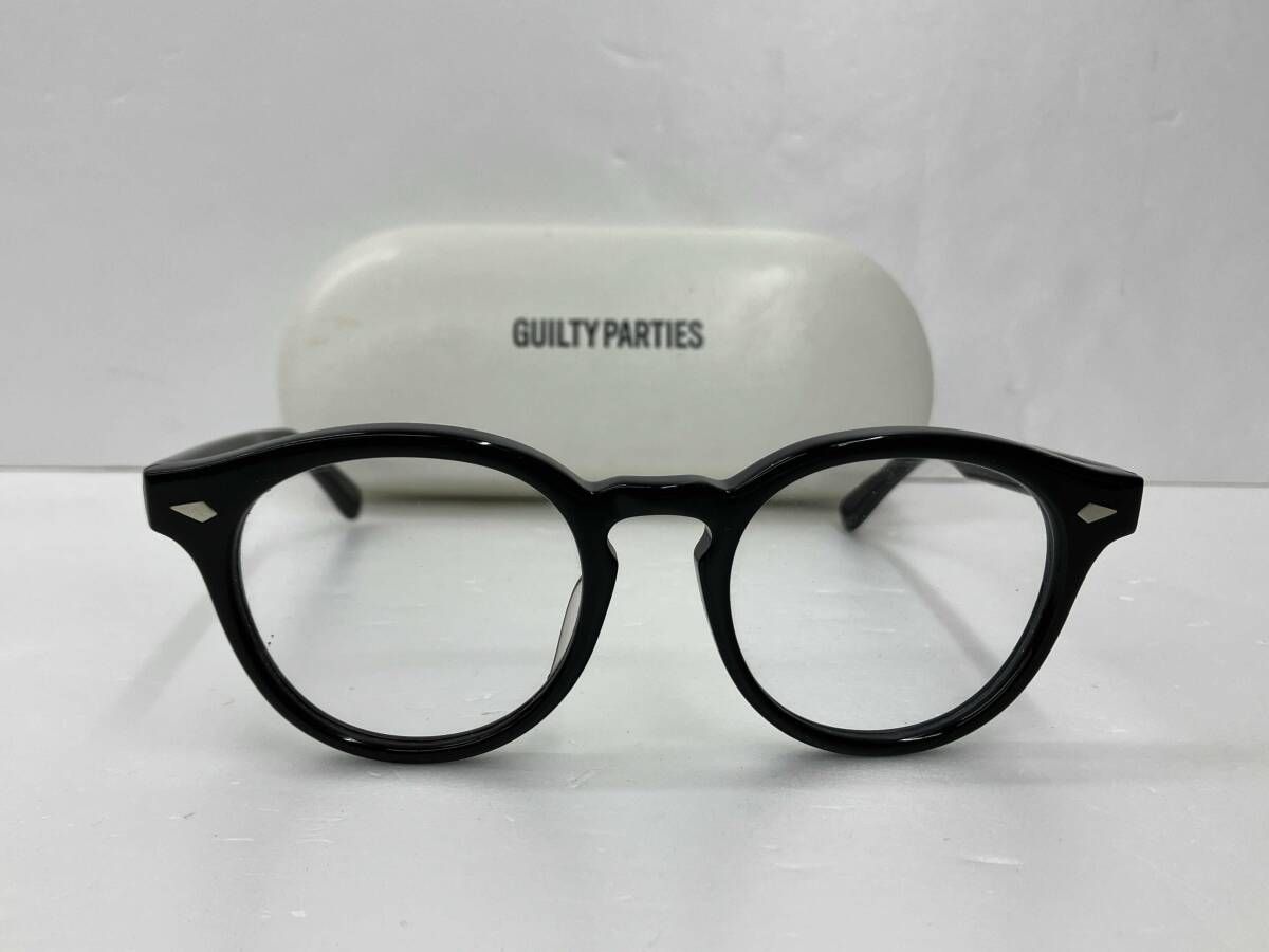 WACKO MARIA×GUILTY PARTIES ワコマリア××ギルティーパーティーズ FUCK THIS LIFE 手造 アイウェア ブラック 通年