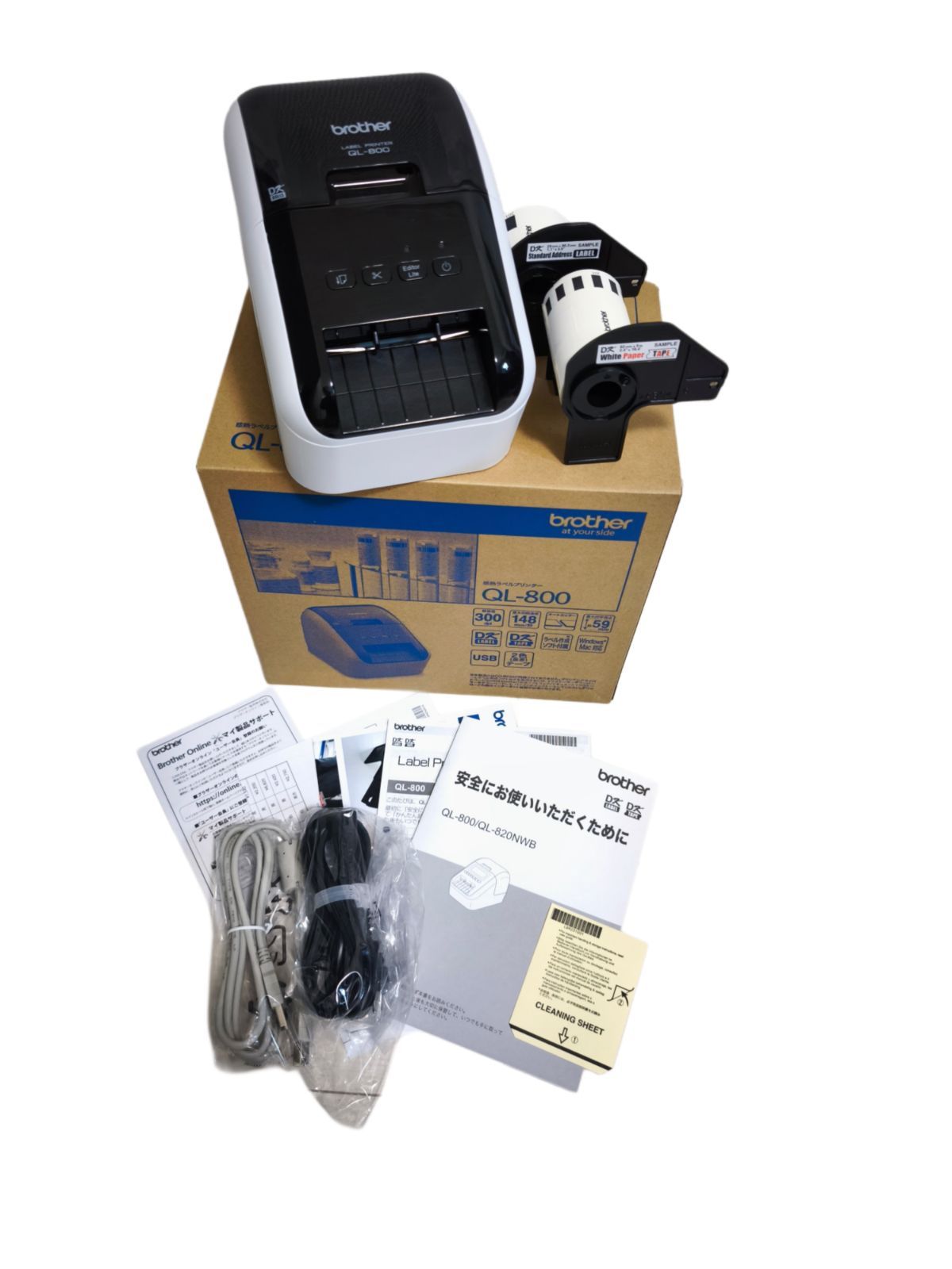 美品】QL-800 ブラザー brother 感熱ラベルプリンター 付属品＆取扱 