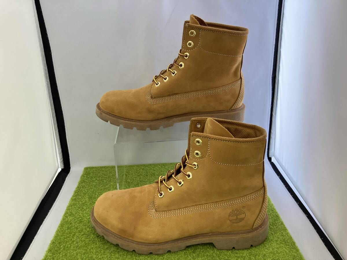 【美品】Timberland 6インチ ベーシックブーツ 9W(27cmワイド) Timberland 6inch BASIC BOOT ティンバーランド 6インチ ベーシック