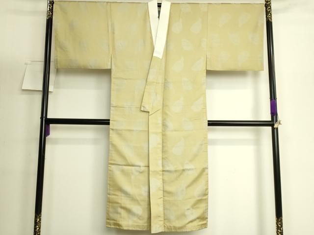 平和屋着物●極上 男性 長襦袢 袷 翁 面 逸品 DZAB5797kh6