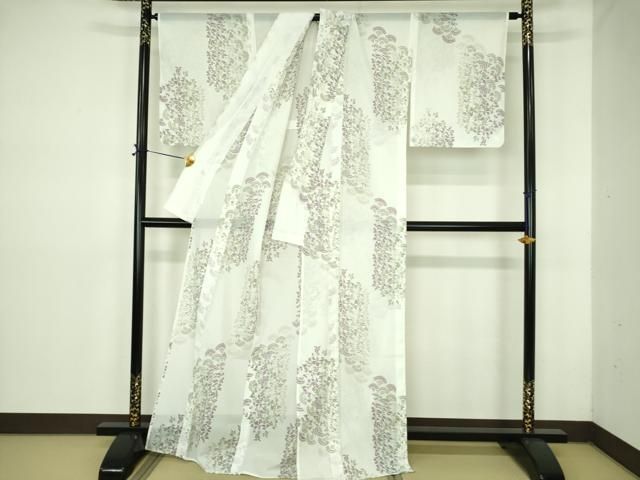 平和屋着物＊夏物　小紋　紗　間道　洗える着物　DABE1414op 平和屋着物＊夏物 小紋 絽 草花 洗える着物 DABE1427op - メルカリ