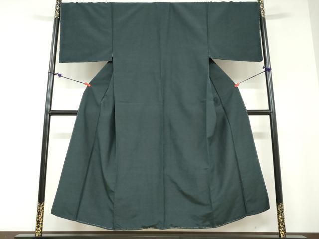 平和屋着物●男性 紬 百入茶色 やまと誂製 正絹 逸品 未使用 DABD9236ud