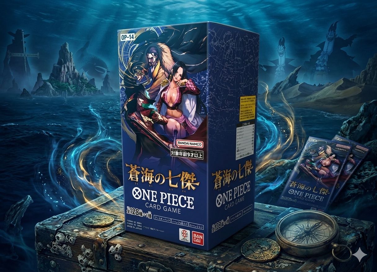 テープなし】ONE PIECE カードゲーム 蒼海の七傑【OP-14】1BOX 未開封
