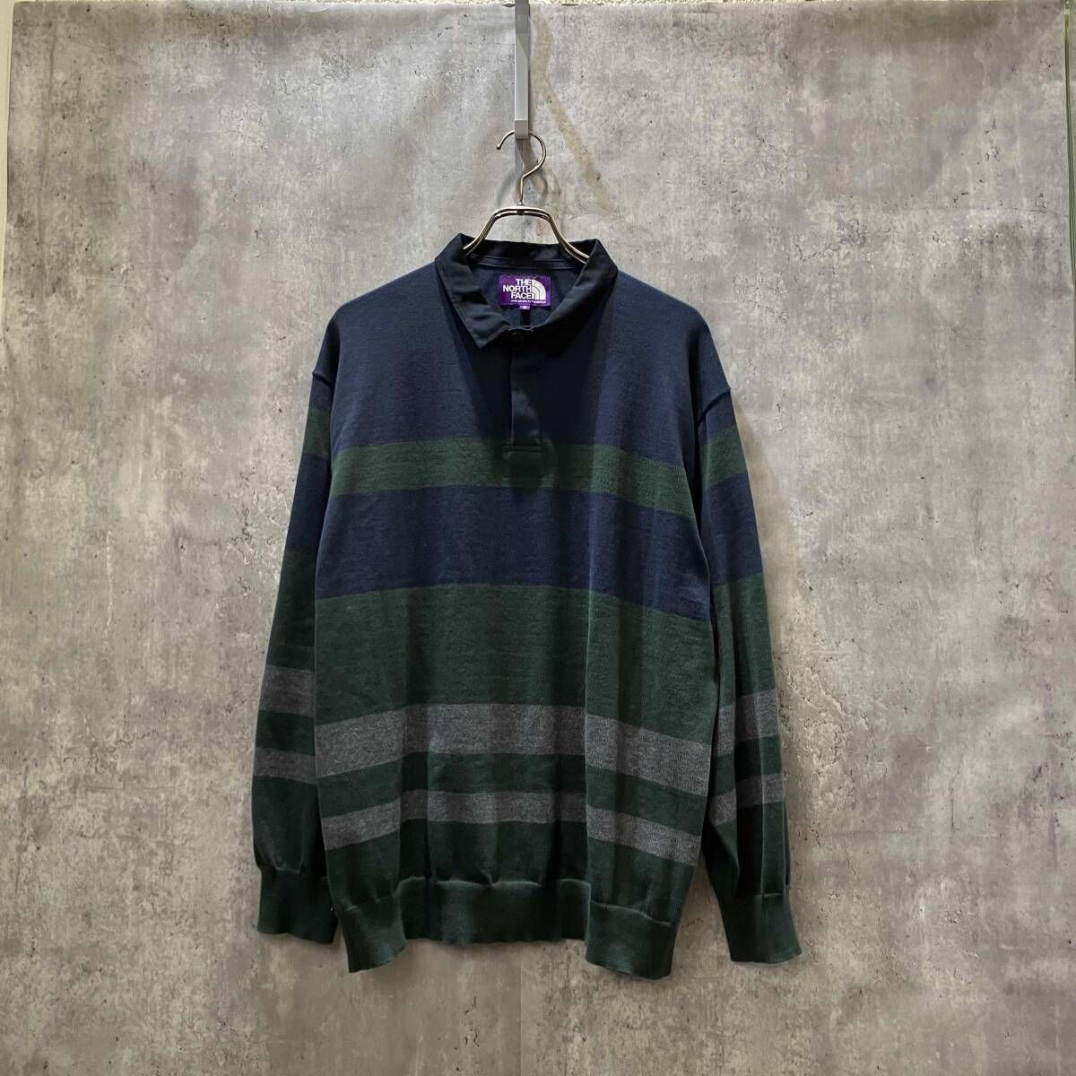 THE NORTH FACE PURPLE LABEL Field Knit Rugby Shirt ニット