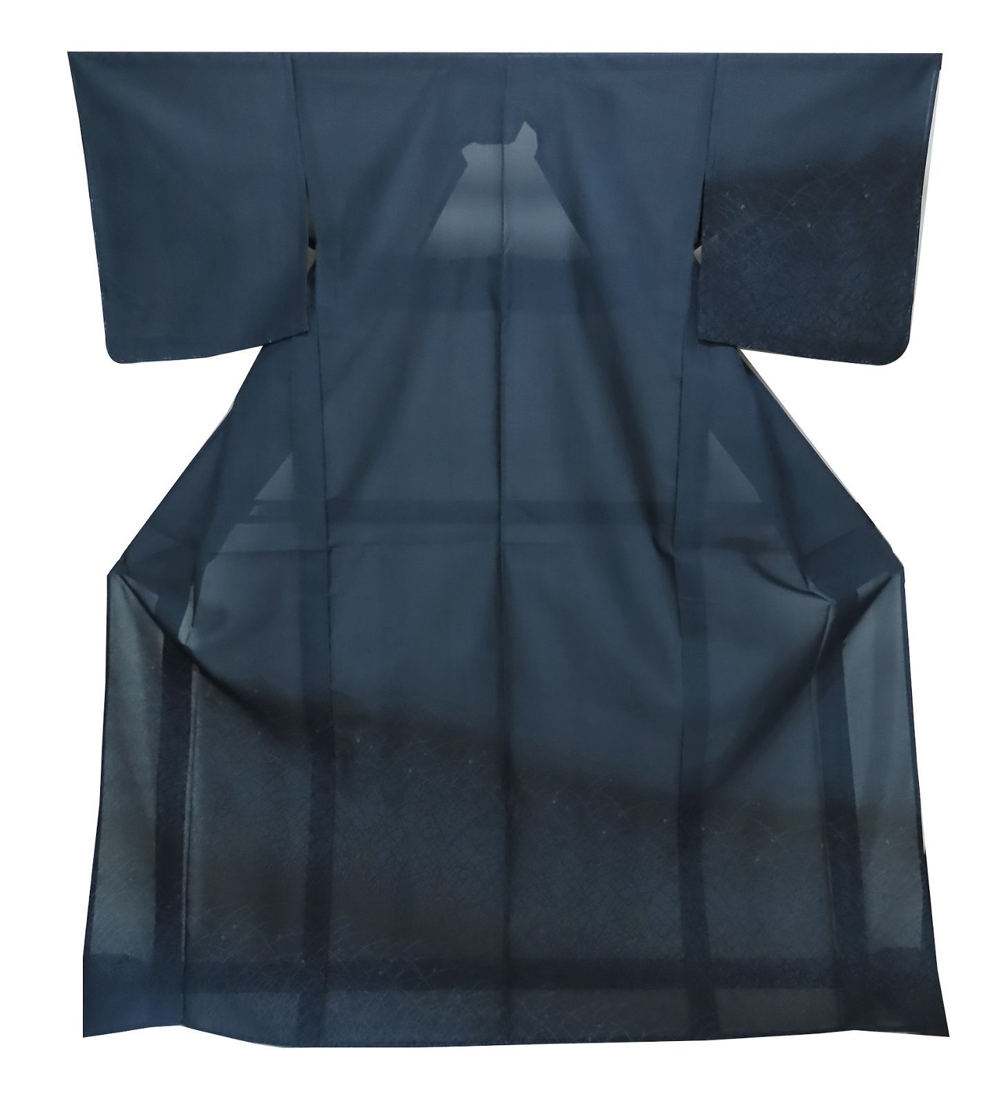 夏物　越後夏大島紬　裄67cm　身丈165cm　証紙なし　新品　3504eall 夏物 越後夏大島紬 裄67cm 身丈165cm 証紙なし 新品 お仕立上り