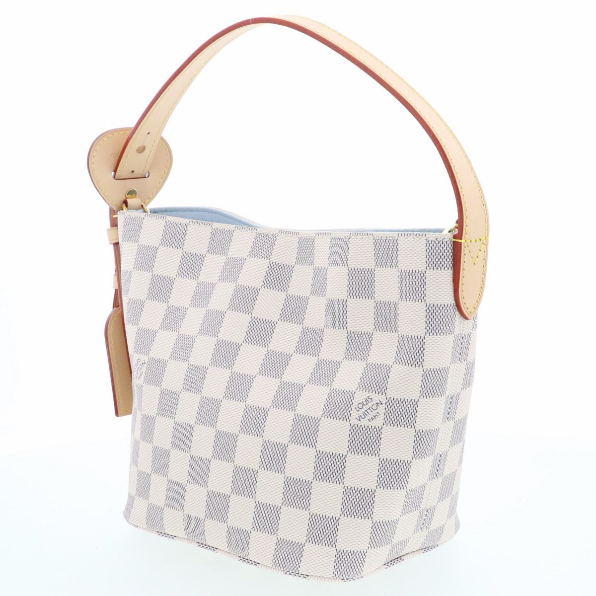 LOUIS VUITTON ルイ・ヴィトン オールイン BB ショルダーバッグ N40855 ダミエアズールキャンバス ホワイト  レディース【中古】 LOUIS VUITTON ルイ・ヴィトン オールイン BB ショルダーバッグ N40855