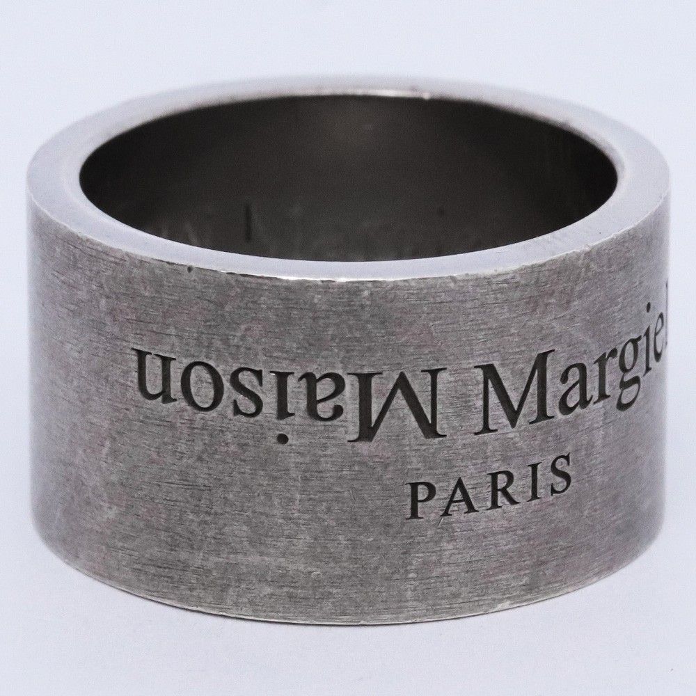 Maison Margiela ロゴ シルバー 反転 ワイド リング 32254236_63883029_600.jpg
