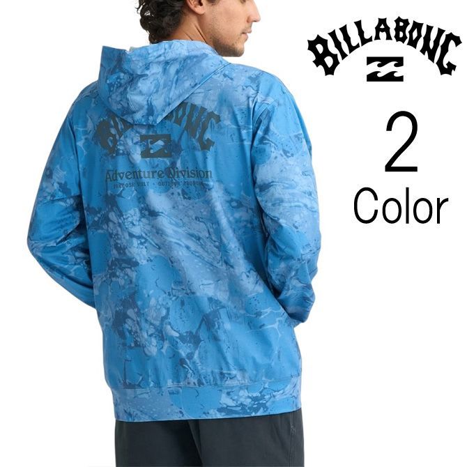 ビラボン Billabong メンズ SURF FLEX ZIP 水陸両用 長袖 ジップパーカー ラッシュガード UPF15-30 bg011860