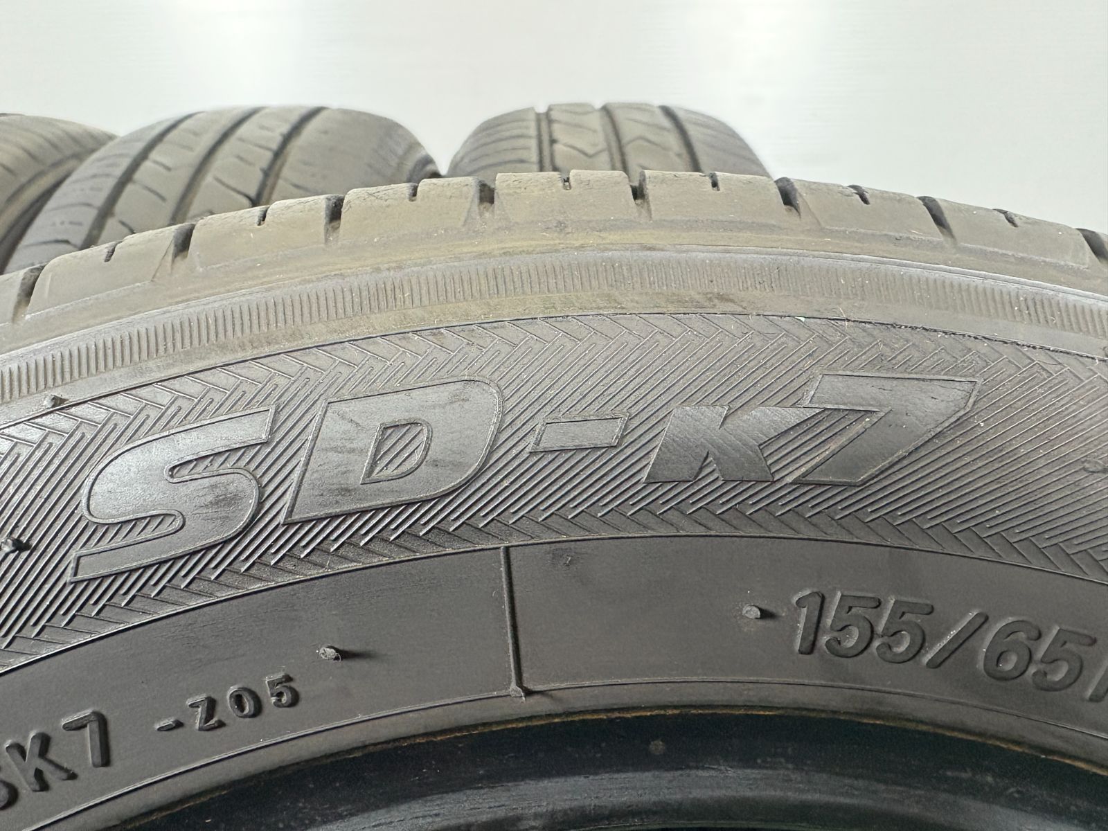 送料無料☆155/65R14 トーヨー SD-K7 2023年製 4本 夏 タイヤ ノーマル