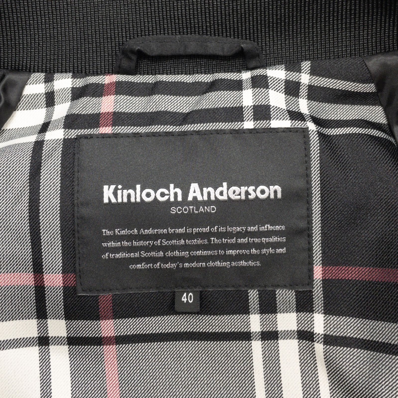 ◎Kinroch Anderson キンロックアンダーソン ハリントンジャケット