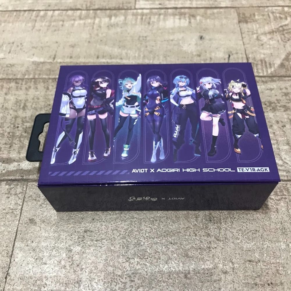 08w16269 AVIOT あおぎり高校 ワイヤレスイヤホン TE-V1R-AGK 中古品