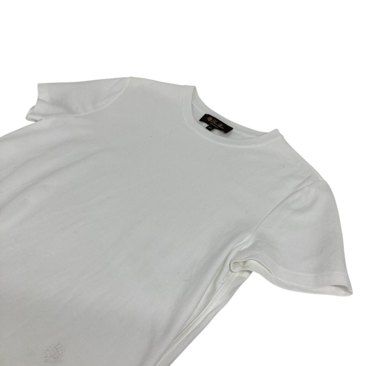 LoroPiana/ロロピアーナ/コットンTシャツ/サイズ42/ホワイト/MY-T/FA05498/レディース/RS0968 My-T cotton T-shirt in white - Loro Piana | Mytheresa