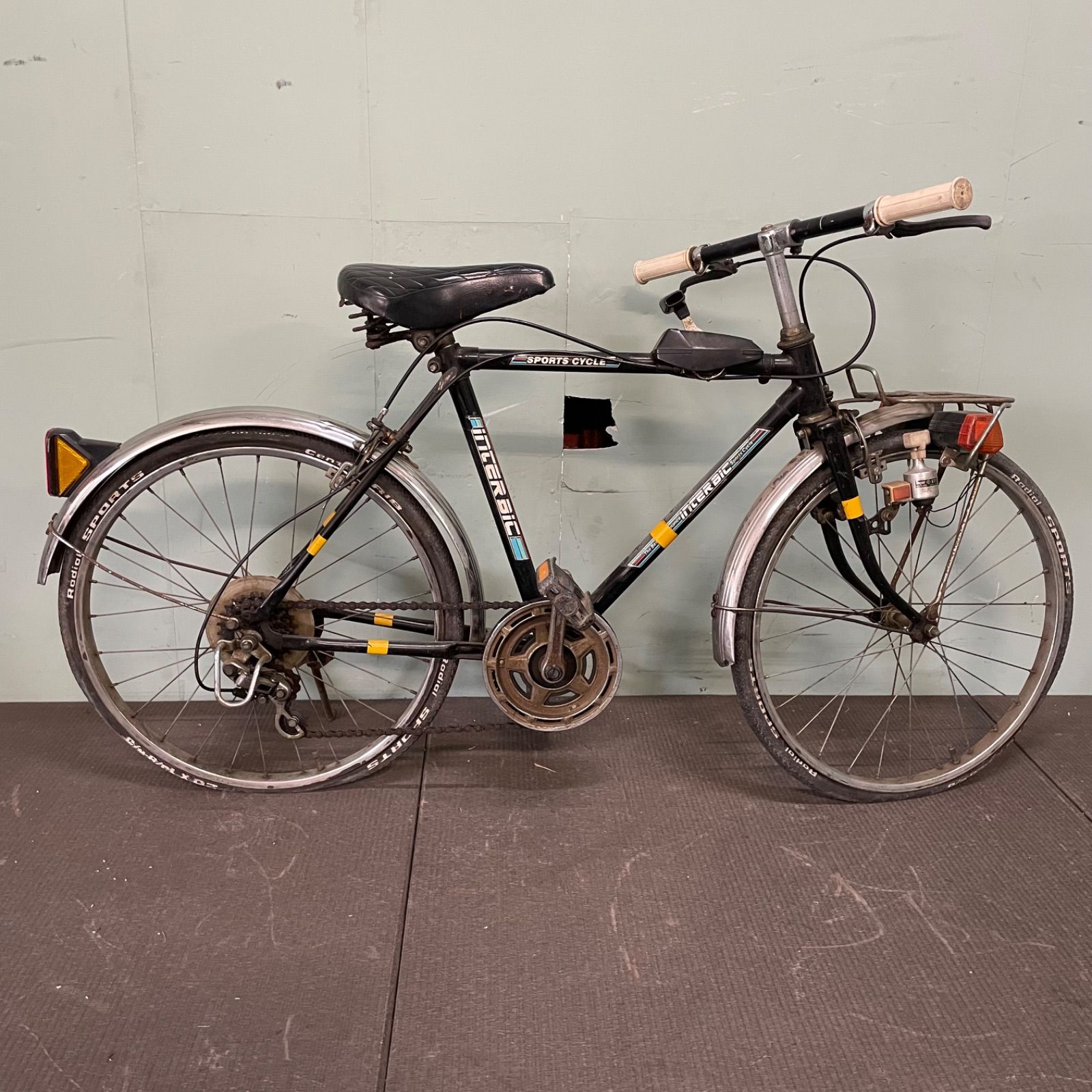 ♭ 自転車 6段変則 INTERBIL 昭和 レトロ スーパーカー デコチャリ