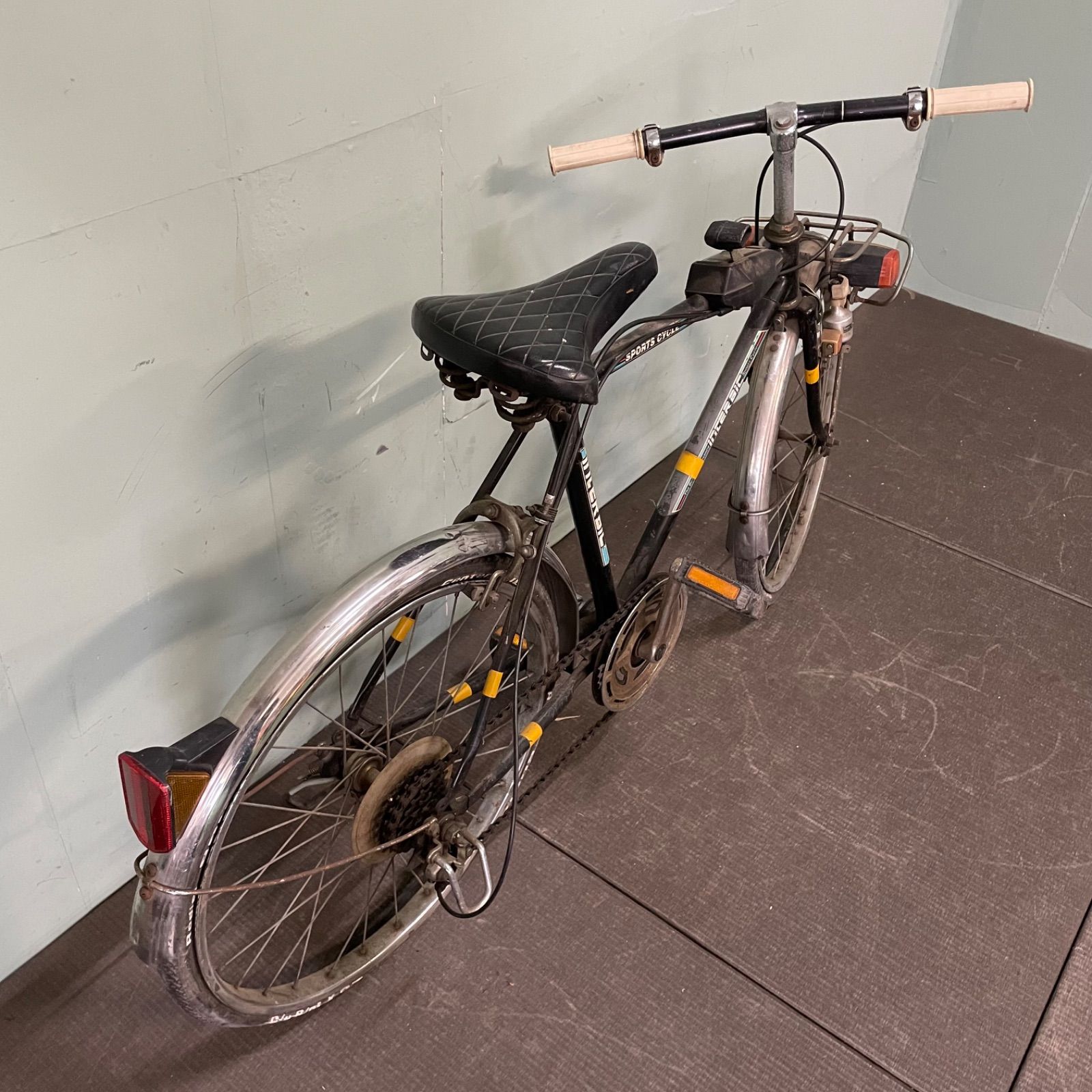 ♭ 自転車 6段変則 INTERBIL 昭和 レトロ スーパーカー デコチャリ