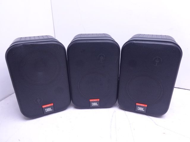 【ジャンク】JBL　CONTROL　1　コンパクトスピーカー　スピーカー　3個　2604【M】