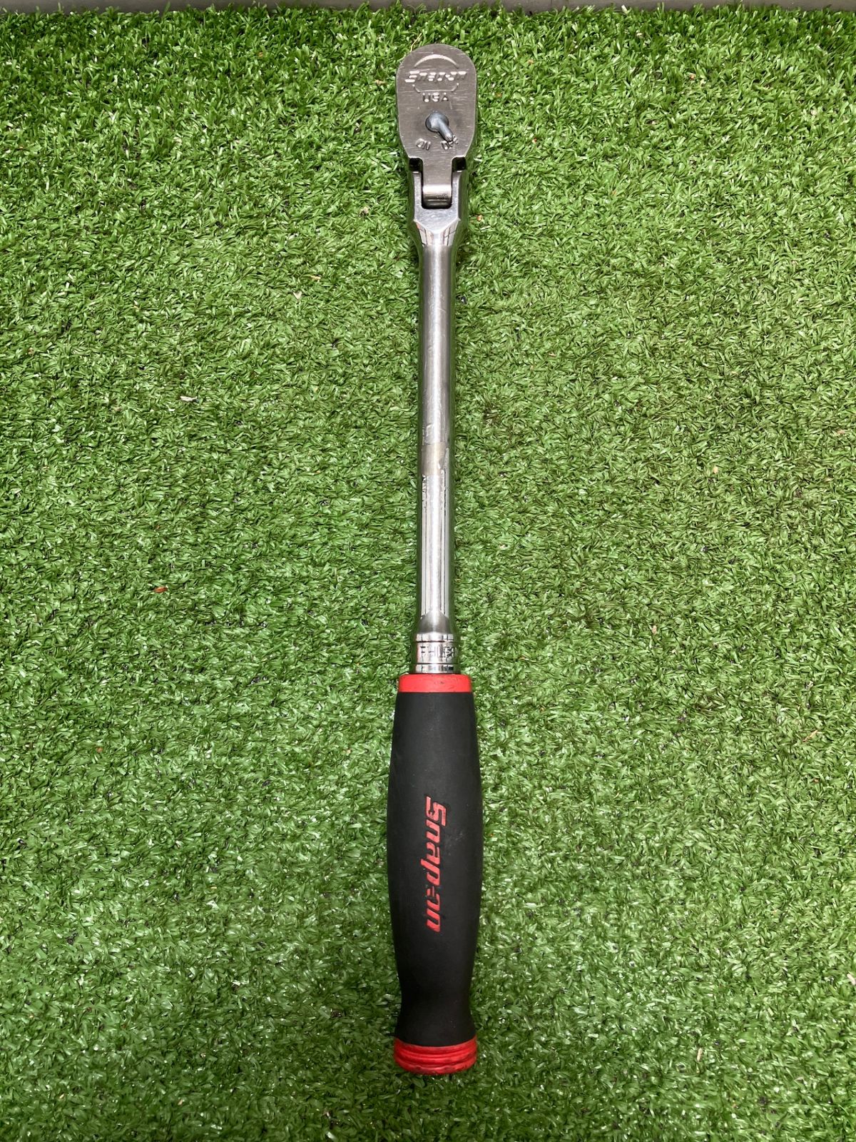 中古品】【0936】Snap-on 3/8インチフレックスヘッドラチェット