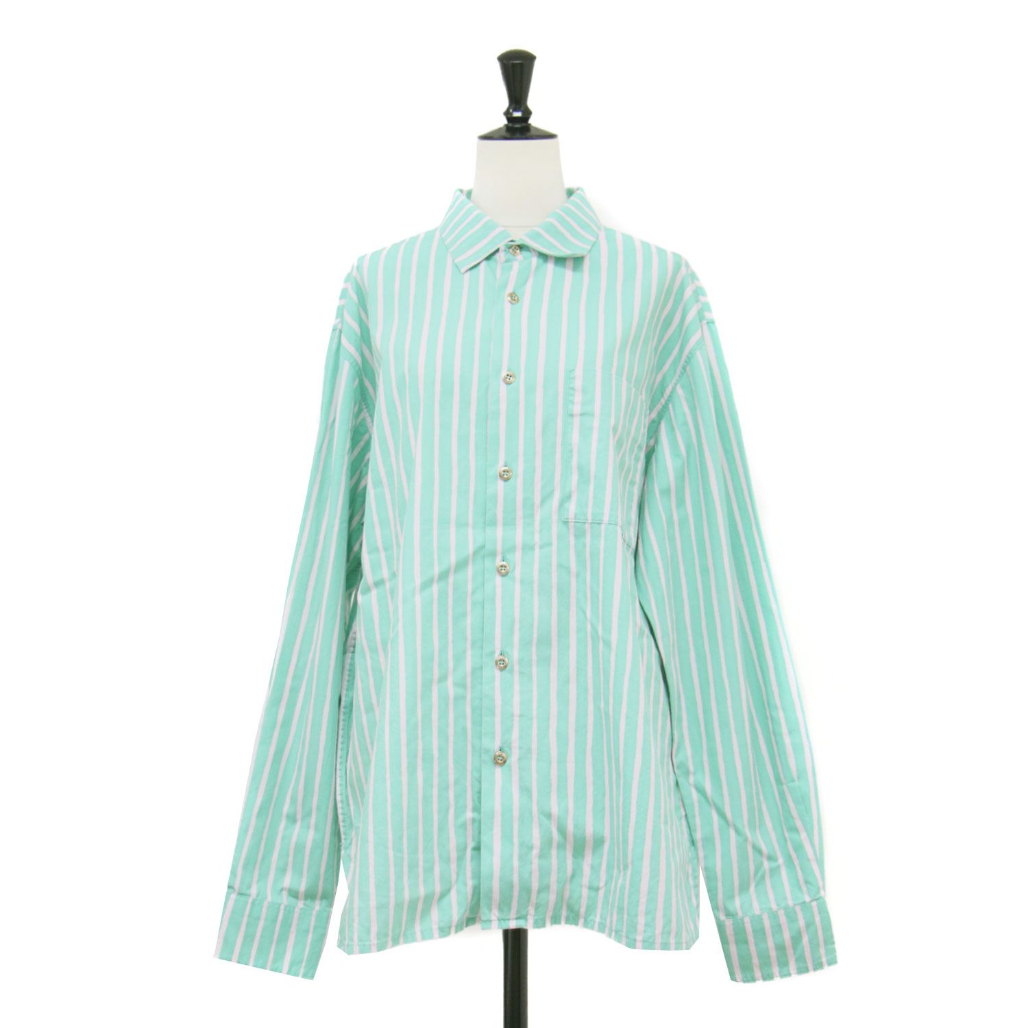 marimekko マリメッコ シャツ グリーン ライトピンク サイズ:M