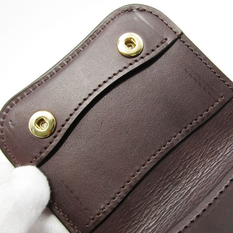 WILDSWANS 財布 コンパクト ブライドル 二つ折り ブラック レザー