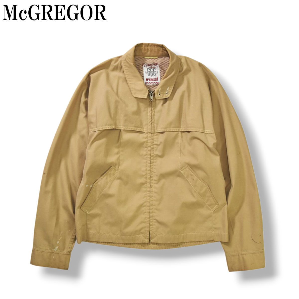 購入特典有り 希少McGregor マクレガースポーツジャケットドリズラ- 38 