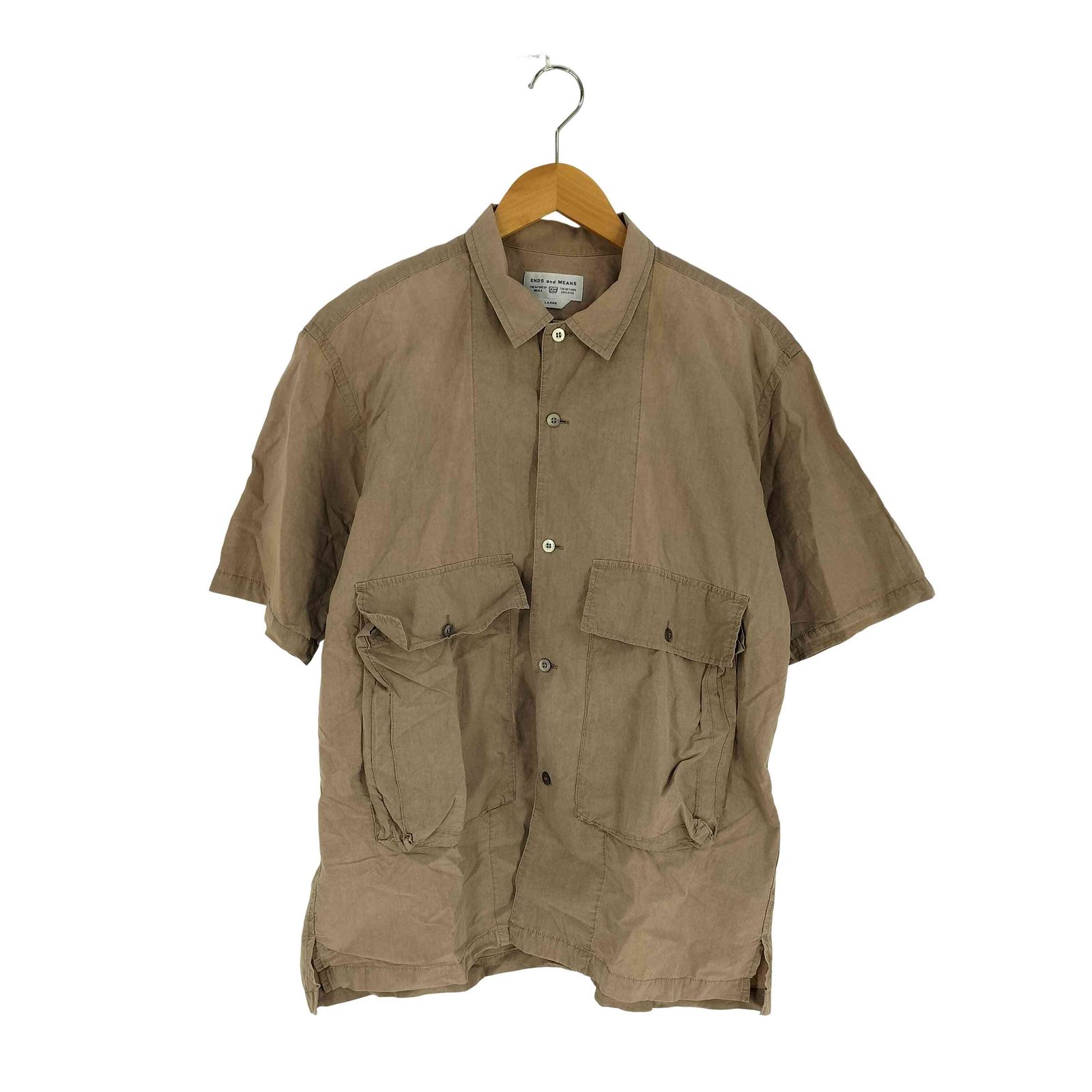 エンズアンドミーンズ ENDS and MEANS Corfu shirts メンズ JPN：L 